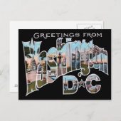 Washington DC LARGE LETTER Postcard Postkarte (Vorne/Hinten)