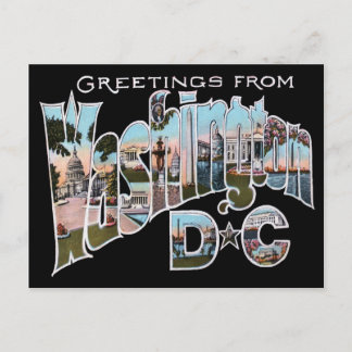 Washington DC LARGE LETTER Postcard Postkarte
