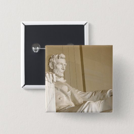 Washington, DC, Lincoln Memorial Button (Vorne & Hinten)