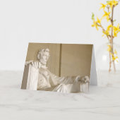 Washington, DC, Lincoln Memorial Karte (Gelbe Blume)