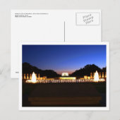 Washington DC Lincoln Memorial Postcard Postkarte (Vorne/Hinten)