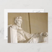 Washington, DC, Lincoln Memorial Postkarte (Vorne/Hinten)