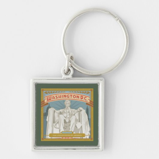 Washington DC | Lincoln Memorial Schlüsselanhänger (Vorne)