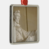 Washington, DC, Lincoln Memorial Silbernes Ornament (Rechts)