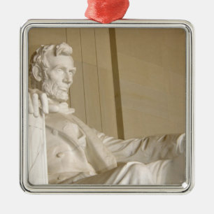 Washington, DC, Lincoln Memorial Silbernes Ornament