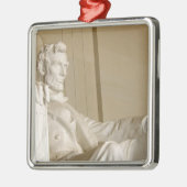 Washington, DC, Lincoln Memorial Silbernes Ornament (Links)