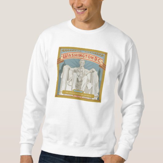 Washington DC | Lincoln Memorial Sweatshirt (Vorderseite)