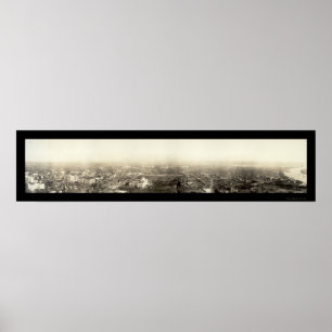 Washington DC-LuftFoto 1912 Poster