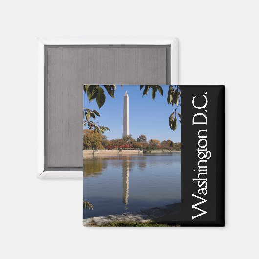Washington DC Magnet (Vorderseite/Rückseite)