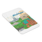 Washington DC Magnet (Rechte Seite)