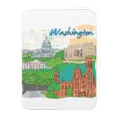 Washington DC Magnet (Vertikal)