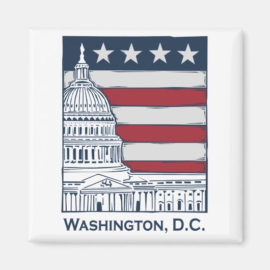 Washington DC Magnet (Vorne)