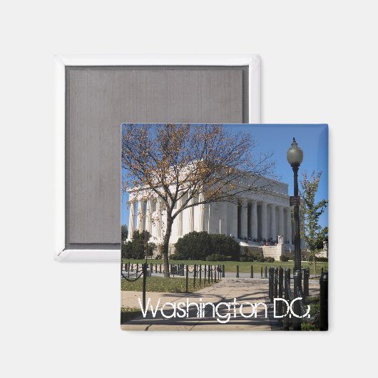 Washington DC Magnet (Vorderseite/Rückseite)