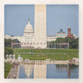 Washington DC Mall Glasuntersetzer (Vorderseite)