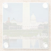 Washington DC Mall Glasuntersetzer (Rückseite)