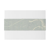 Washington DC Map Wedding Belly Band (Rückseitenbeispiel)