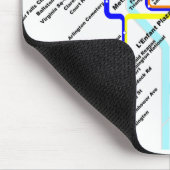Washington-DC-Metro Mousepad (Ecke)