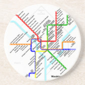 Washington-DC-Metro Untersetzer (Vorne)