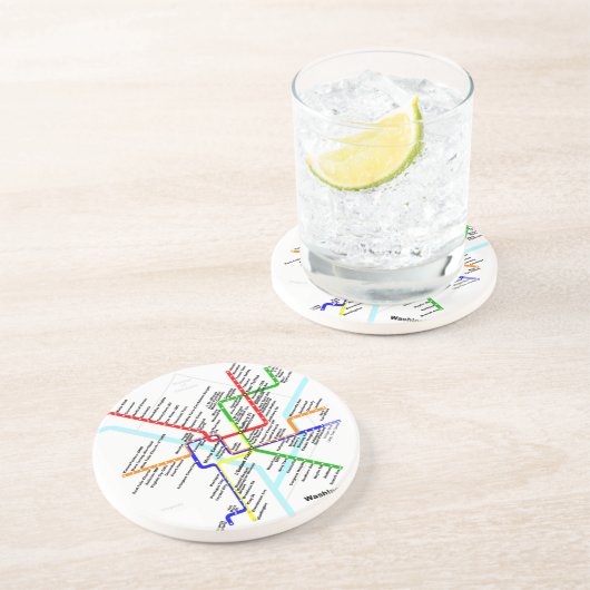 Washington-DC-Metro Untersetzer (Seite)