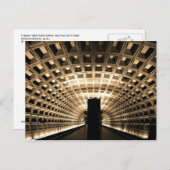 Washington DC Metrostation Postcard Postkarte (Vorne/Hinten)