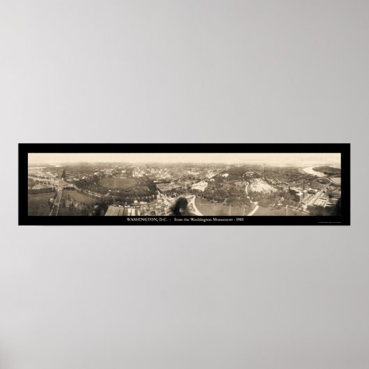 Washington DC Monument Foto 1905 Poster (Vorne)