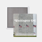 Washington DC Monument Magnet (Vorderseite/Rückseite)