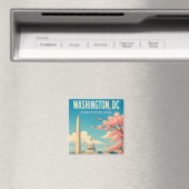 Washington DC Monumente Capitol Skyline Magnet (In Situ (Geschirrspüler))