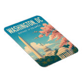 Washington DC Monumente Capitol Skyline Magnet (Rechte Seite)