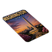 Washington DC Monumente Capitol Skyline Magnet (Rechte Seite)