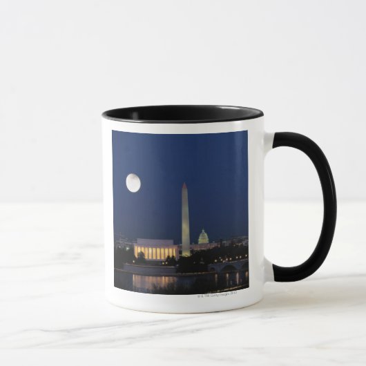 Washington DC nachts Tasse (Rechts)