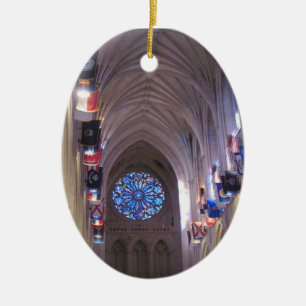 Washington DC National Cathedral Schmuck Keramik Ornament