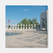 Washington, DC, National WWII Memorial Magnet (Vorne)