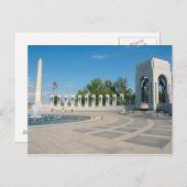 Washington, DC, National WWII Memorial Postkarte (Vorne/Hinten)