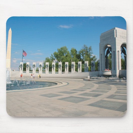 Washington, DC, nationales WWII Denkmal Mousepad (Vorne)
