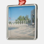 Washington, DC, nationales WWII Denkmal Silbernes Ornament (Links)