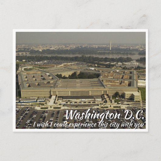 Washington DC Pentagon Postkarte (Vorderseite)