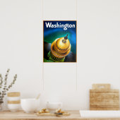 Washington DC Plakat (Küche)