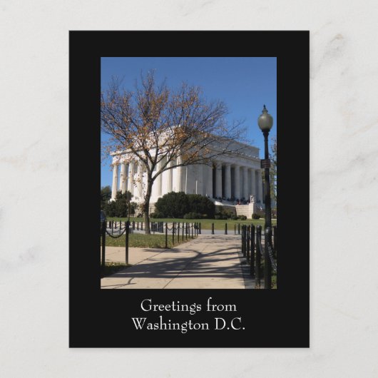 Washington DC Postcard Postkarte (Vorderseite)