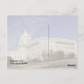 Washington, DC Postcard Washington Monument Postkarte (Rückseite)
