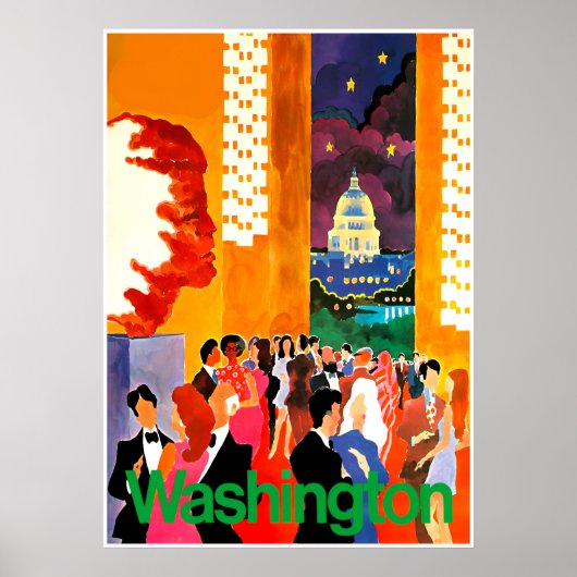 Washington DC Poster (Vorne)