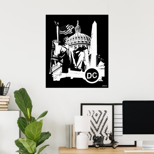 Washington DC Poster (Heimbüro)