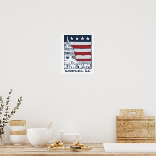 Washington DC Poster (Küche)