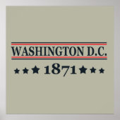 Washington DC Poster (Vorne)