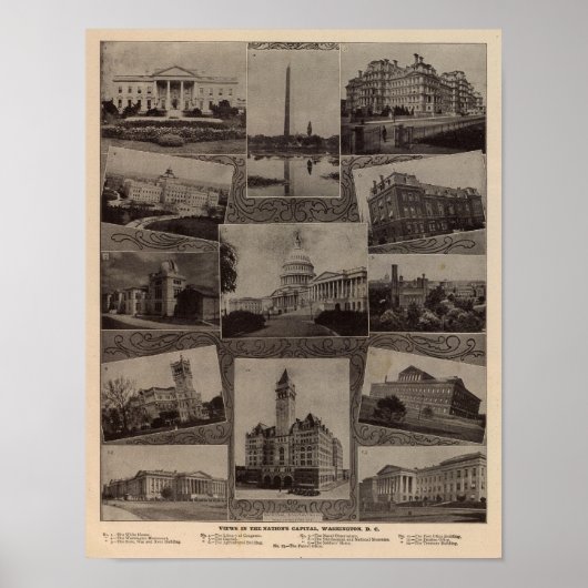 Washington, DC Poster (Vorne)