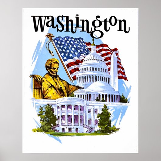Washington DC Poster (Vorne)