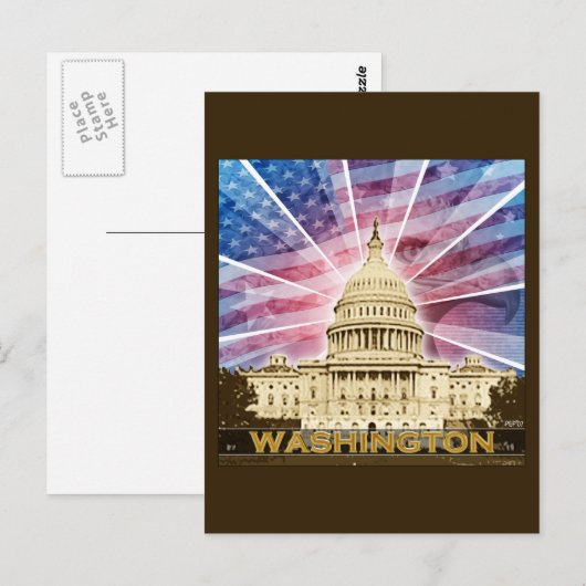 Washington DC Postkarte (Vorne/Hinten)