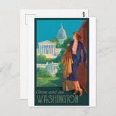 Washington DC Postkarte (Vorne/Hinten)
