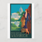 Washington DC Postkarte (Vorderseite)