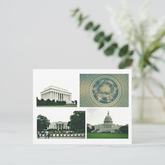 Washington DC Postkarte (Stehend Vorderseite)