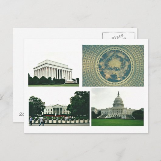 Washington DC Postkarte (Vorne/Hinten)